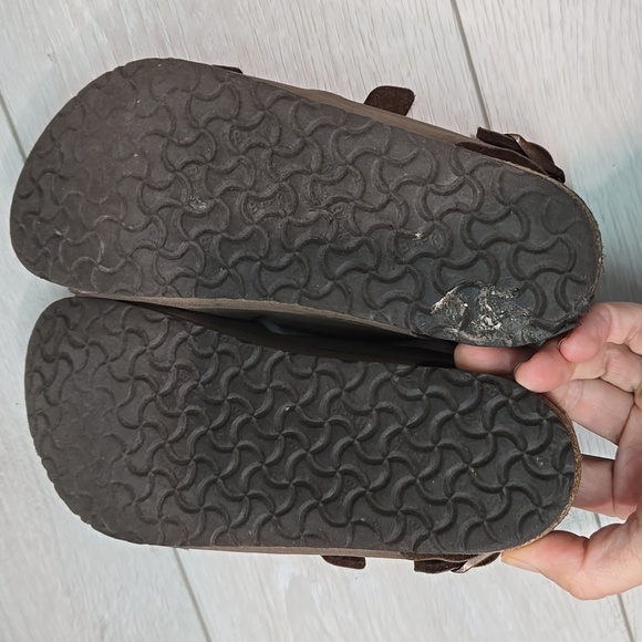 Birkenstock Girl Milano Kids Brown Sandals Slide Flats Shoes Sz 33/2 Narrow - Picture 10 of 10